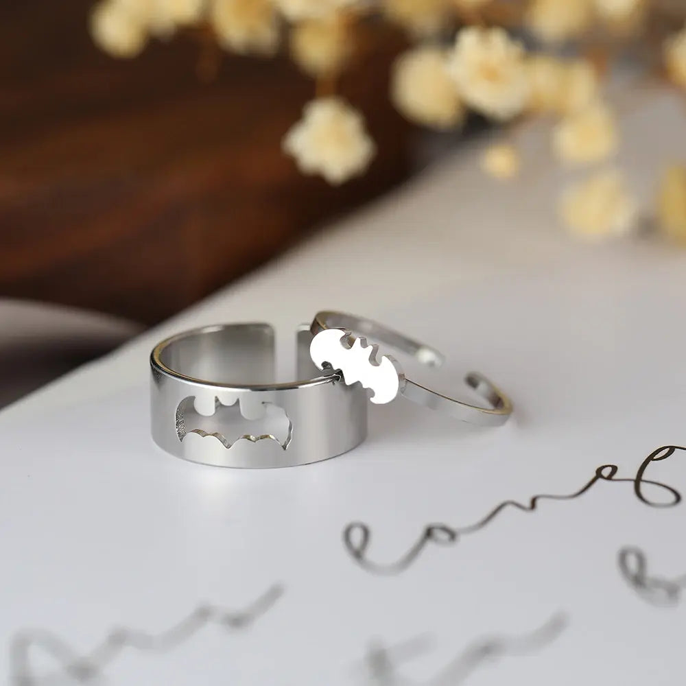 Stainless Steel Couple Rings - High Trend Coture