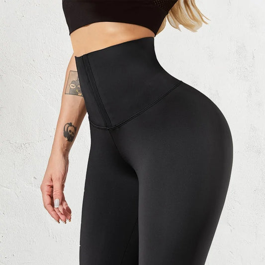 Leggings Térmicos con Control de Abdomen Cintura Alta Push Up - High Trend Coture