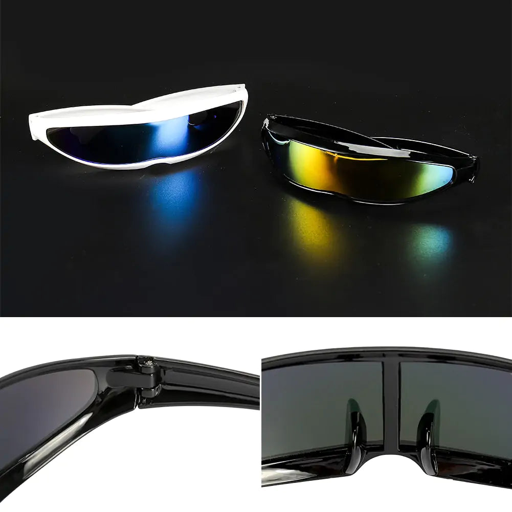 Futuristic Narrow Cyclops Sunglasses - High Trend Coture