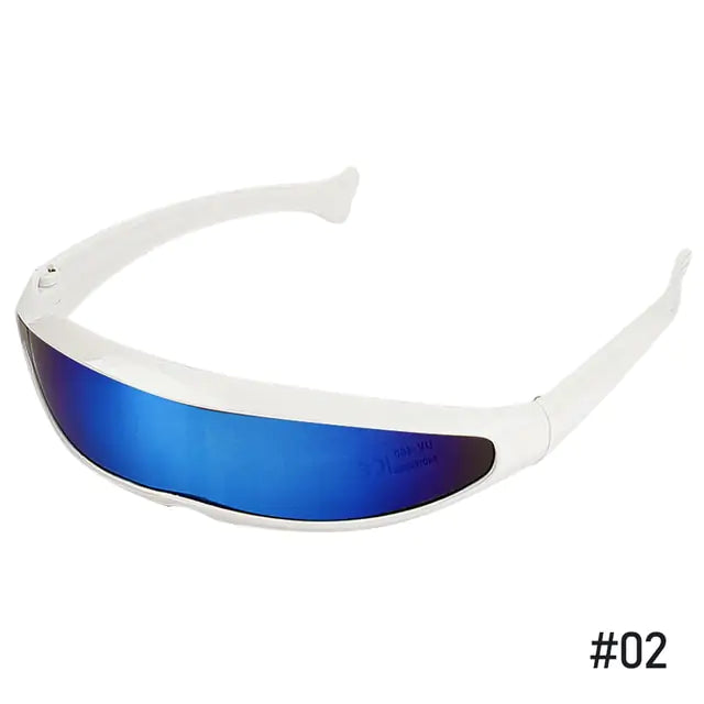 Futuristic Narrow Cyclops Sunglasses - High Trend Coture