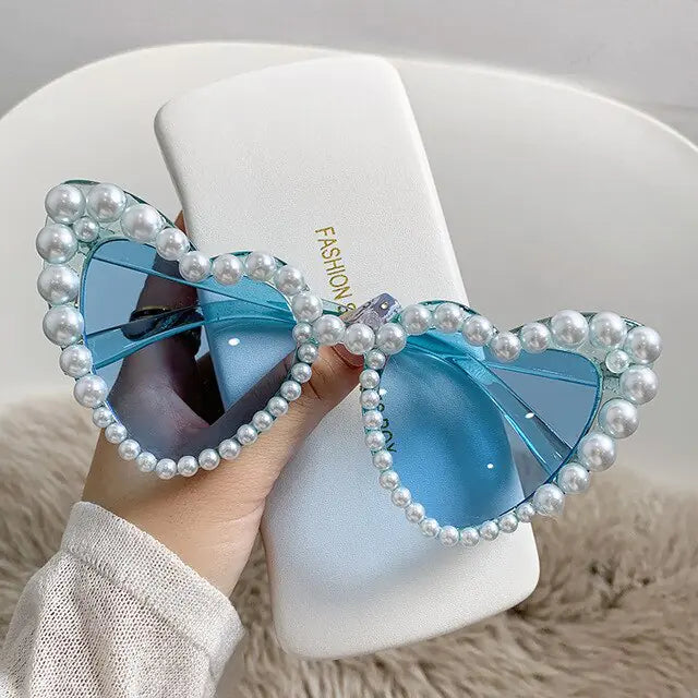 Cat Eye Heart Fashion Sunglasses - High Trend Coture