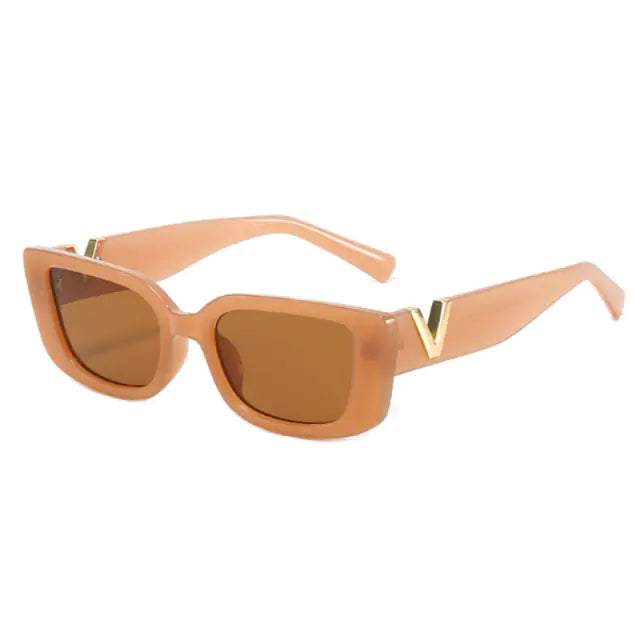 Rectangle Retro Sunglasses - High Trend Coture
