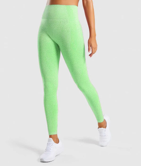 Leggings Fitness sin Costuras de Cintura Alta - High Trend Coture