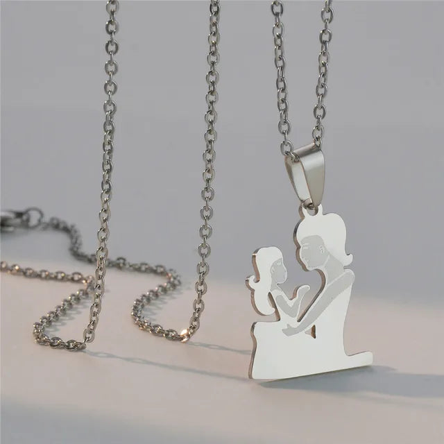 Family Silver Necklaces - High Trend Coture