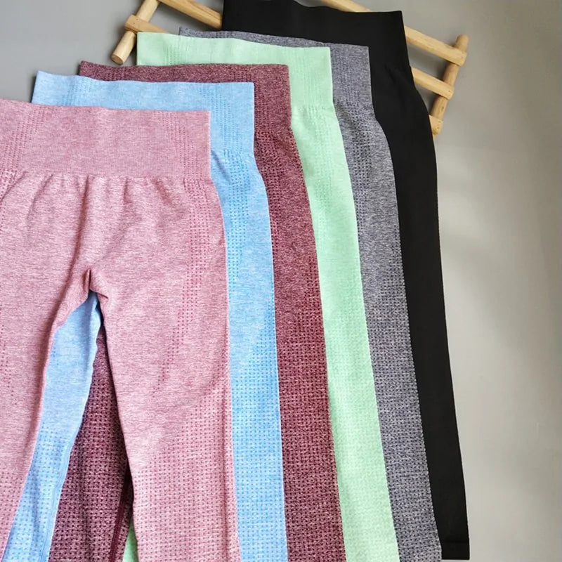 Leggings de Cintura Alta sin Costuras - High Trend Coture