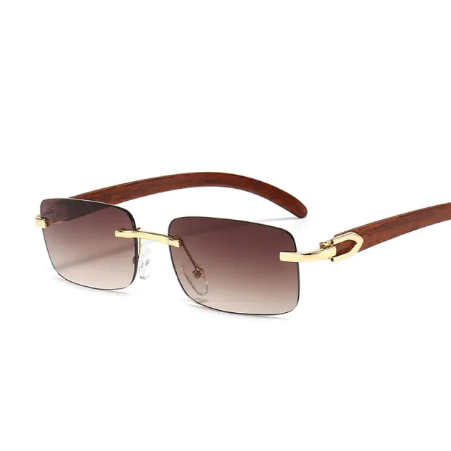 Rimless Steampunk Frameless Sunglasses - High Trend Coture