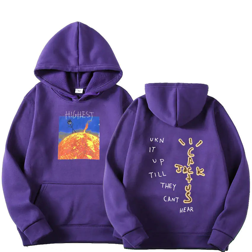 Sudadera con Capucha Travis Scott Cactus Jack Unisex