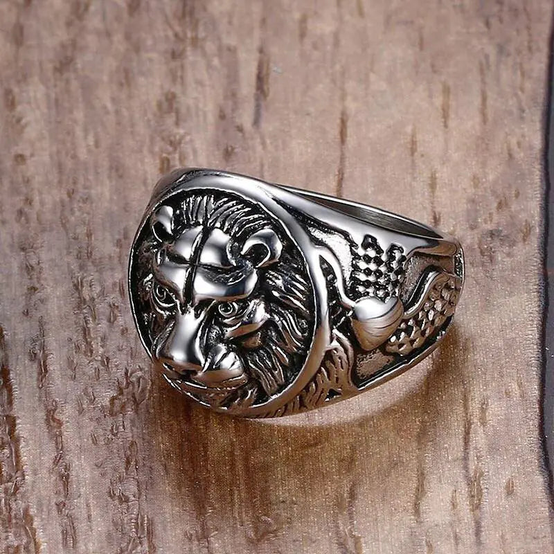 Lion Head Rings - High Trend Coture