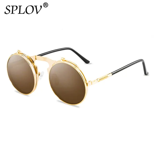Vintage Steampunk Flip Sunglasses - High Trend Coture