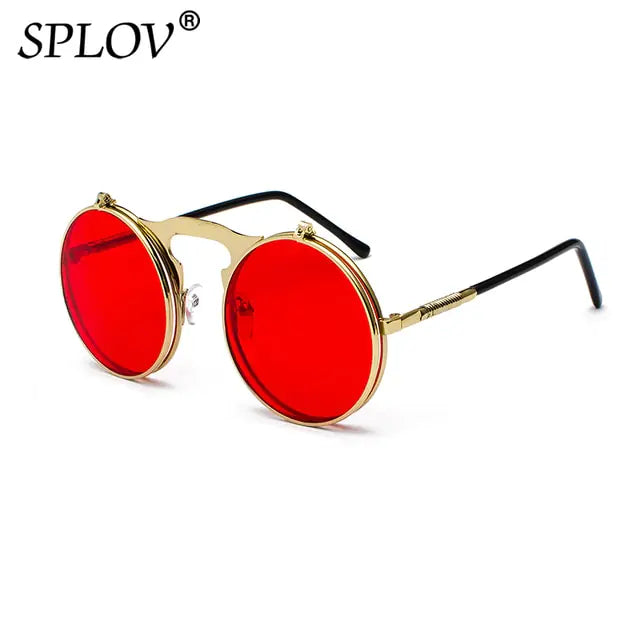 Vintage Steampunk Flip Sunglasses - High Trend Coture