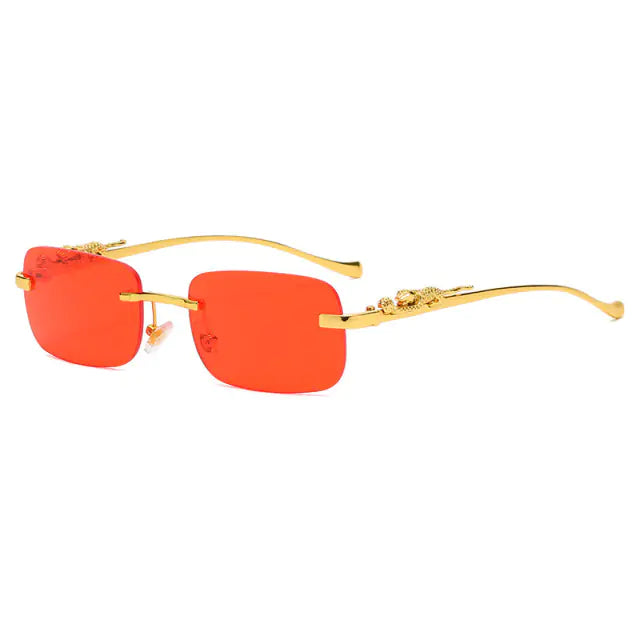 Rimless Square Sunglasses - High Trend Coture