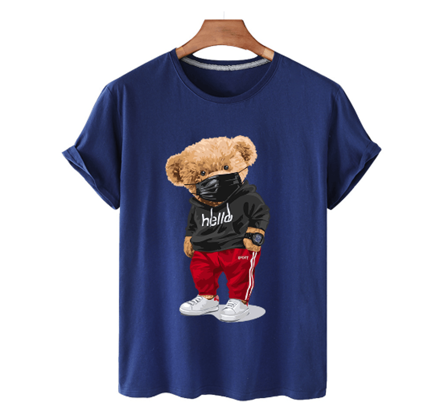 Camiseta con Estampado de Oso - High Trend Coture