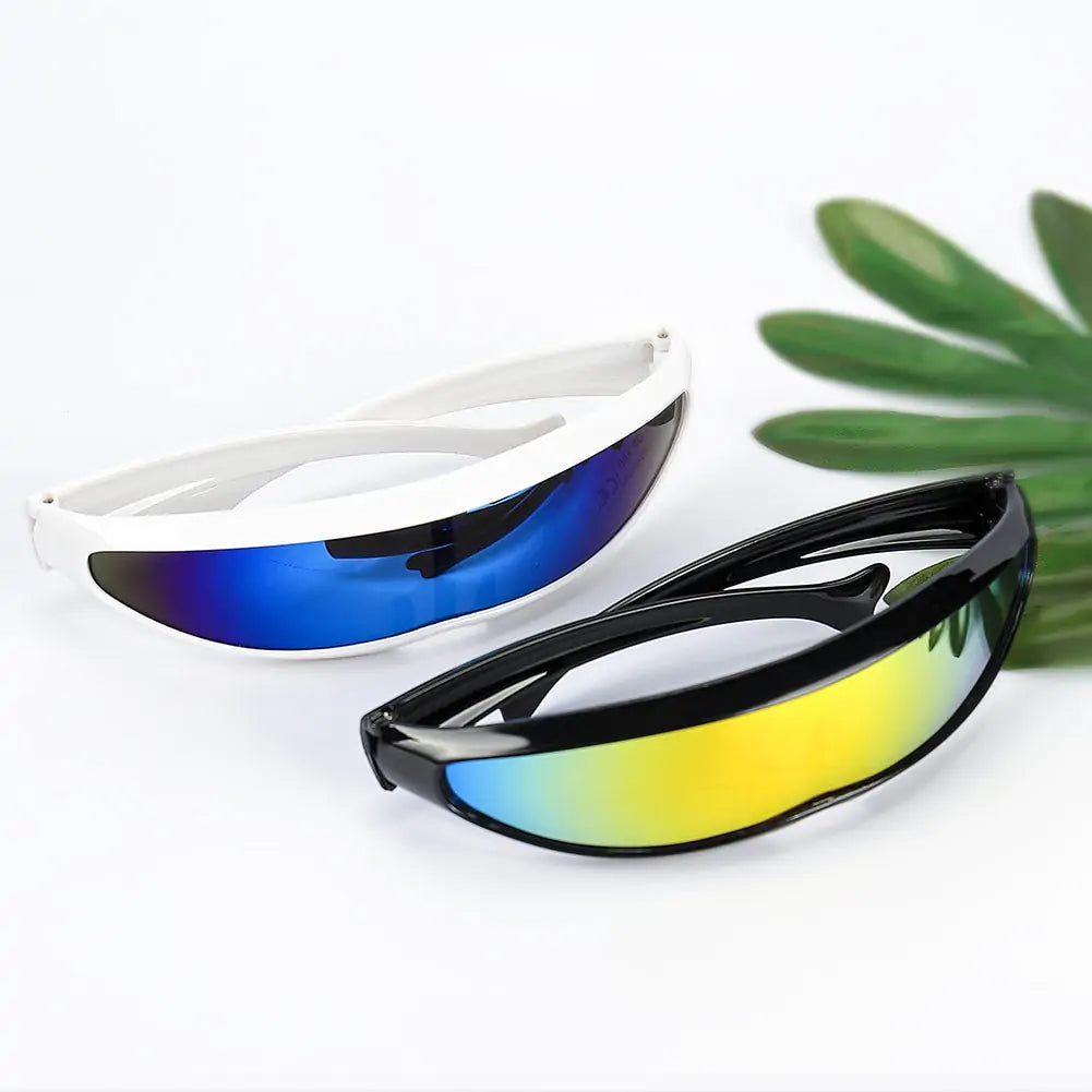 Futuristic Narrow Cyclops Sunglasses - High Trend Coture