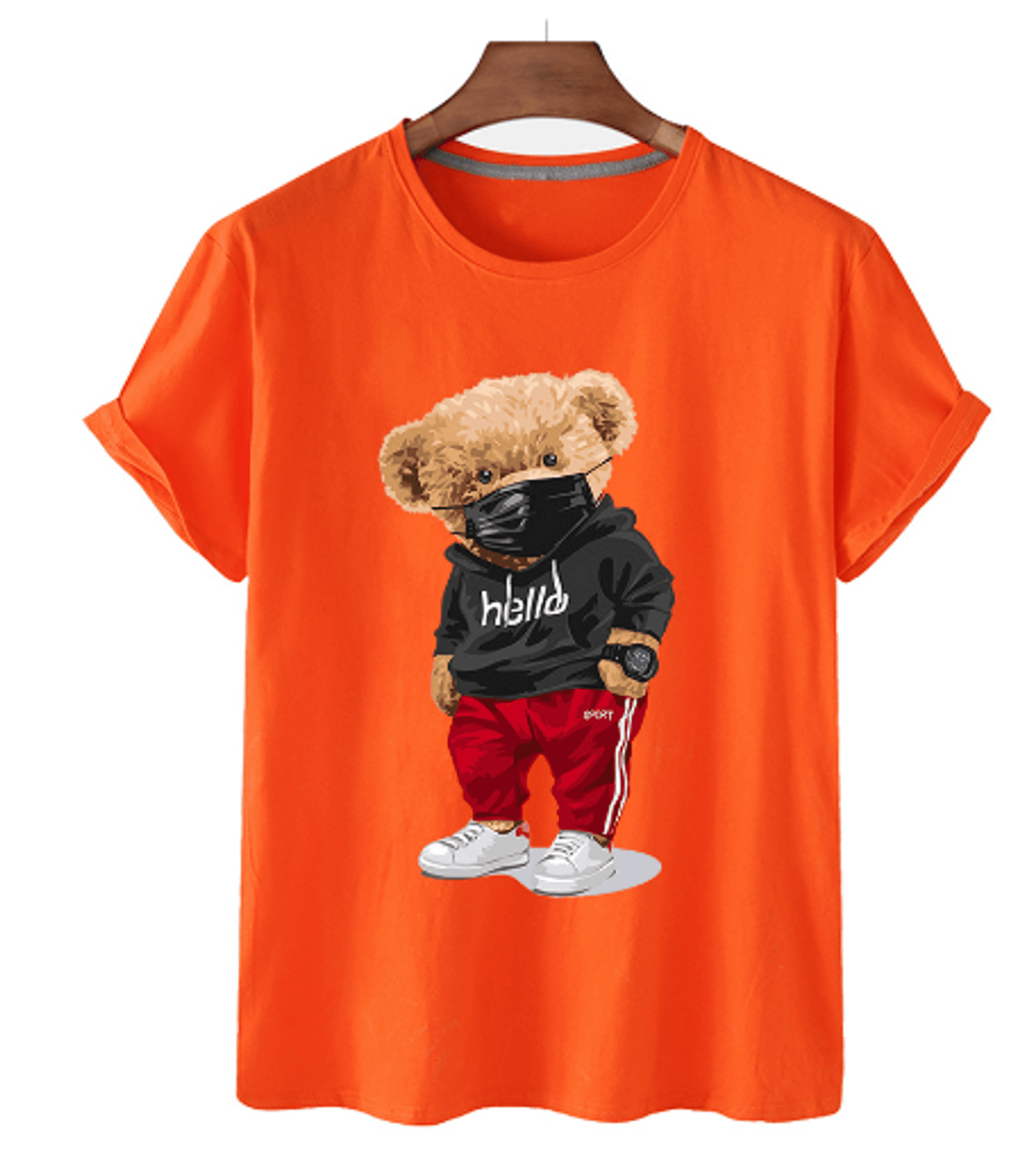 Camiseta con Estampado de Oso - High Trend Coture