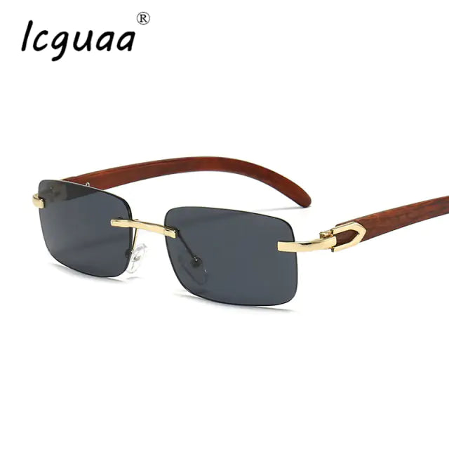 Rimless Steampunk Frameless Sunglasses - High Trend Coture