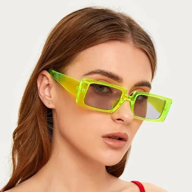 Rectangle Vintage Sunglasses UV400 Eyewear - High Trend Coture