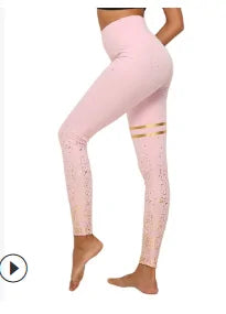 Leggings de Compresión con Detalles Degradados - High Trend Coture