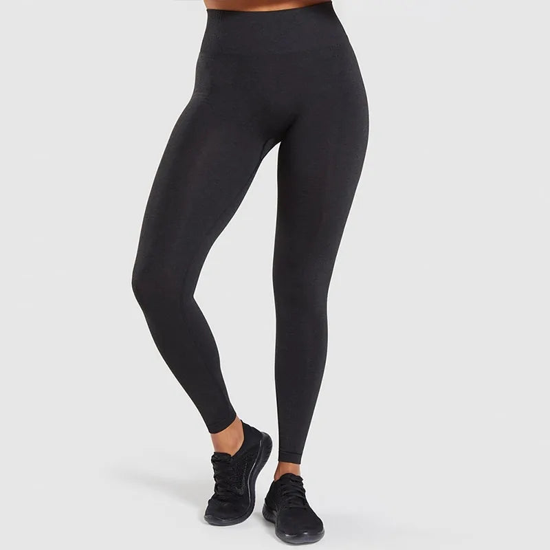 Leggings Fitness sin Costuras de Cintura Alta - High Trend Coture