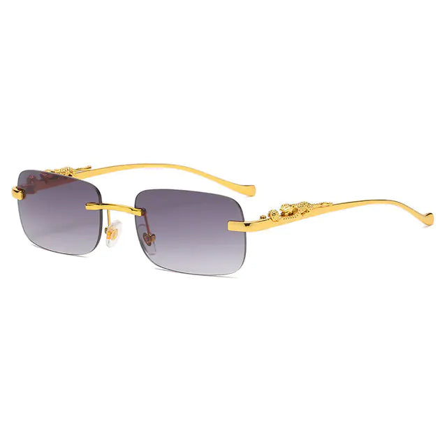 Rimless Square Sunglasses - High Trend Coture