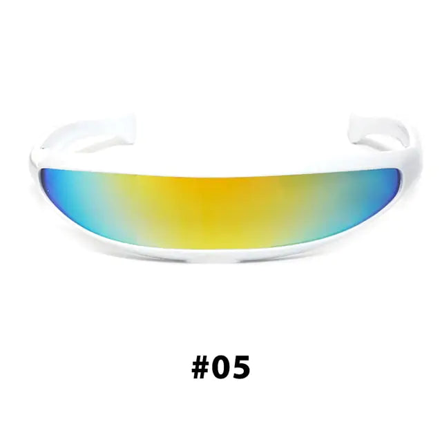 Futuristic Narrow Cyclops Sunglasses - High Trend Coture