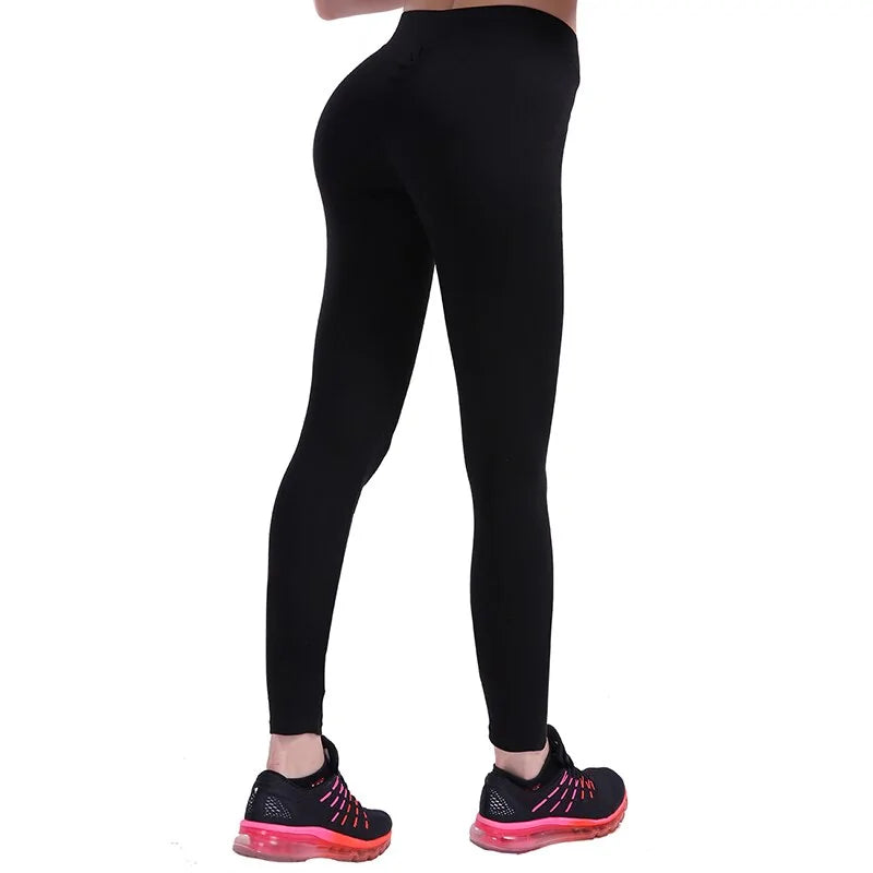 Leggings Deportivos con Cintura Cruzada Mujer - High Trend Coture