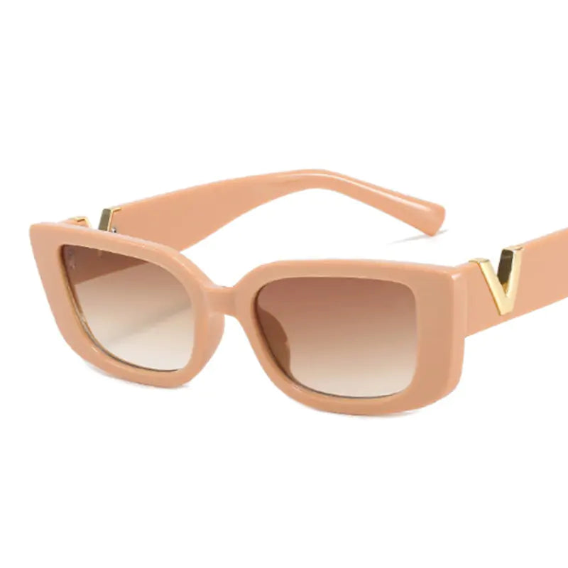 Rectangle Retro Sunglasses - High Trend Coture