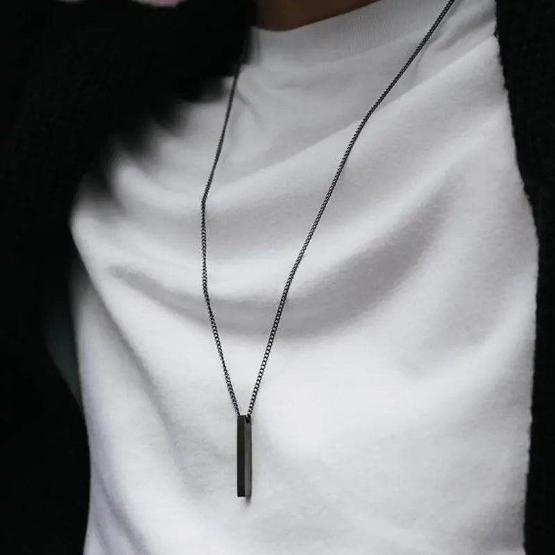 Rectangle Pendant Necklace - High Trend Coture