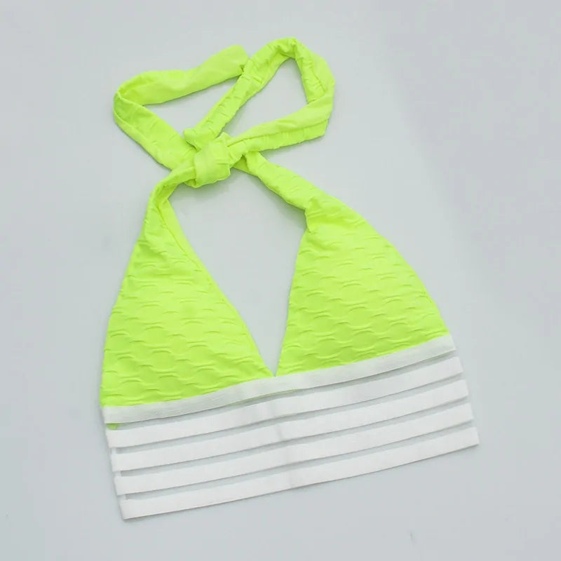 Leggings Tobilleros y Top Deportivo de Lycra - High Trend Coture