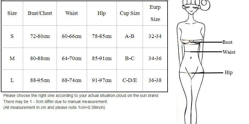 Conjunto de Bikini 3 Piezas Bandeau - High Trend Coture