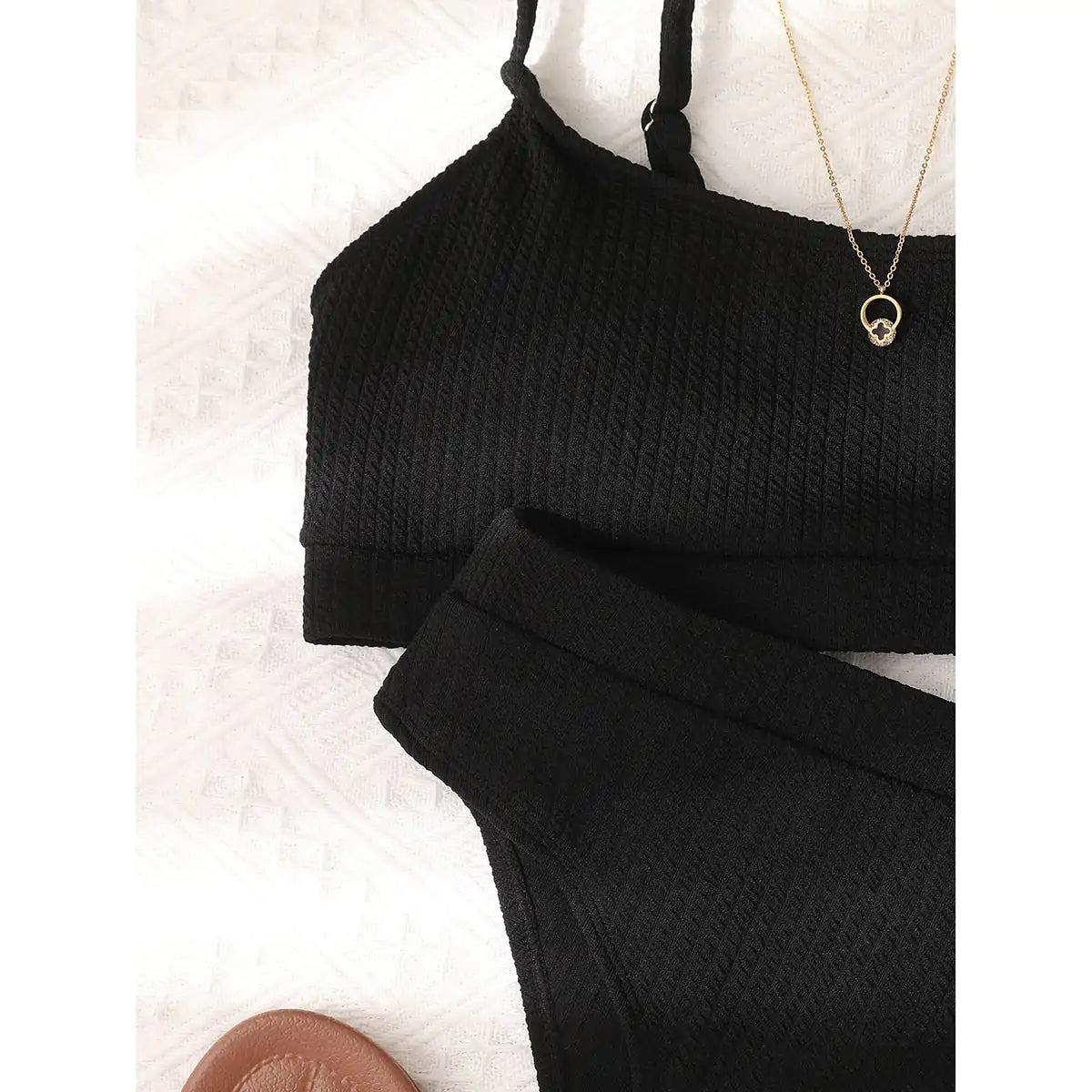 Bikini Keisha Cintura Alta y Tirantes finos - High Trend Coture