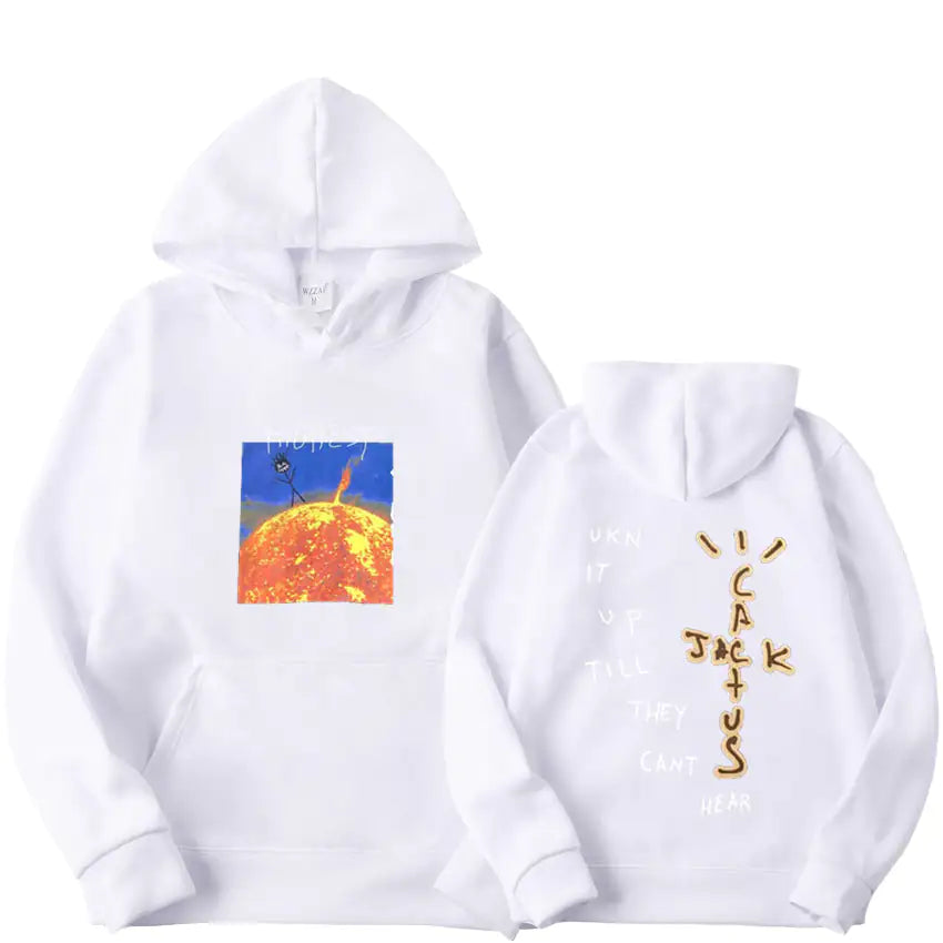 Sudadera con Capucha Travis Scott Cactus Jack Unisex