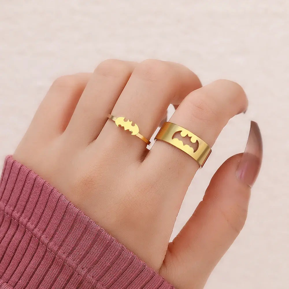 Stainless Steel Couple Rings - High Trend Coture