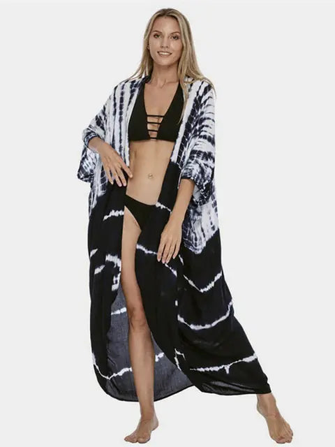 Kimono de Playa Cover Up Estampado - High Trend Coture