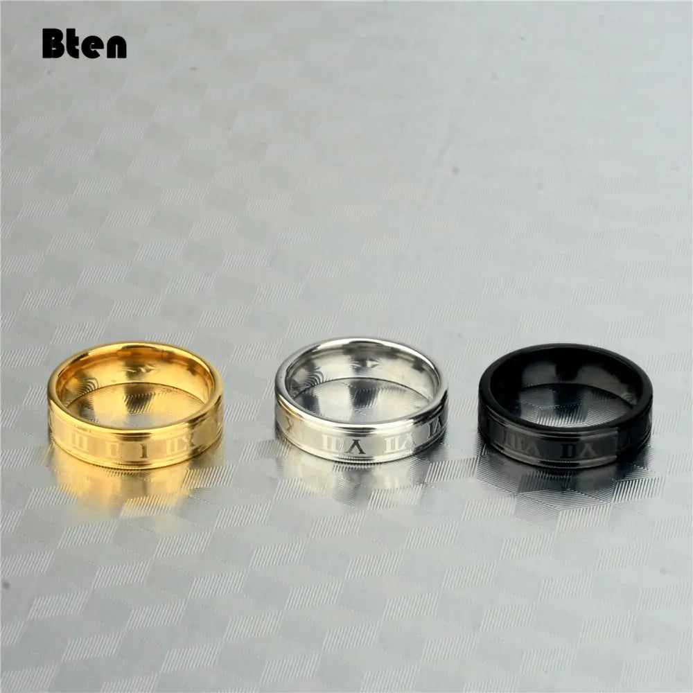 Roman Numbers Rings - High Trend Coture