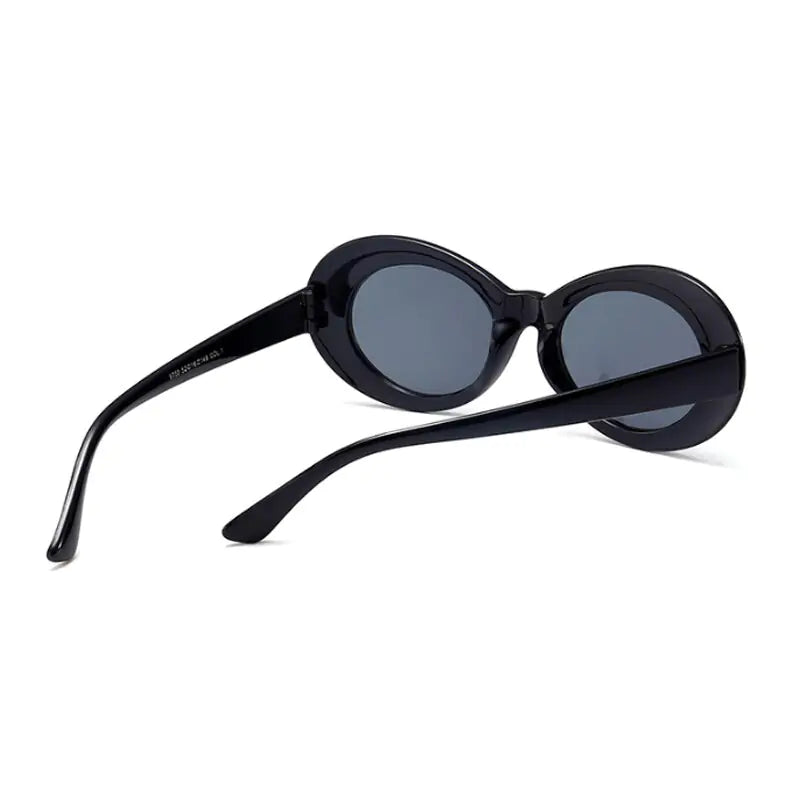 Kurt Cobain Retro Oval Sunglasses High Trend Coture