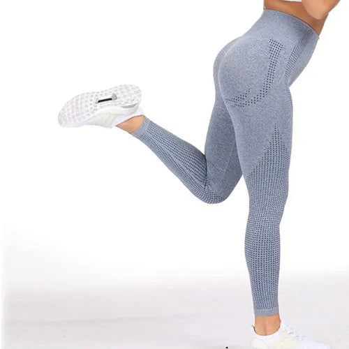 Leggings de Cintura Alta sin Costuras - High Trend Coture