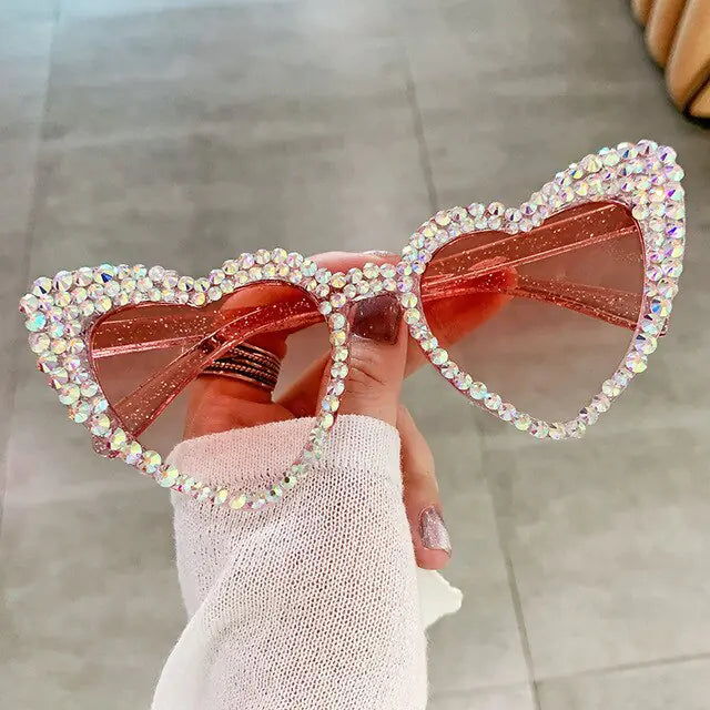 Cat Eye Heart Fashion Sunglasses - High Trend Coture