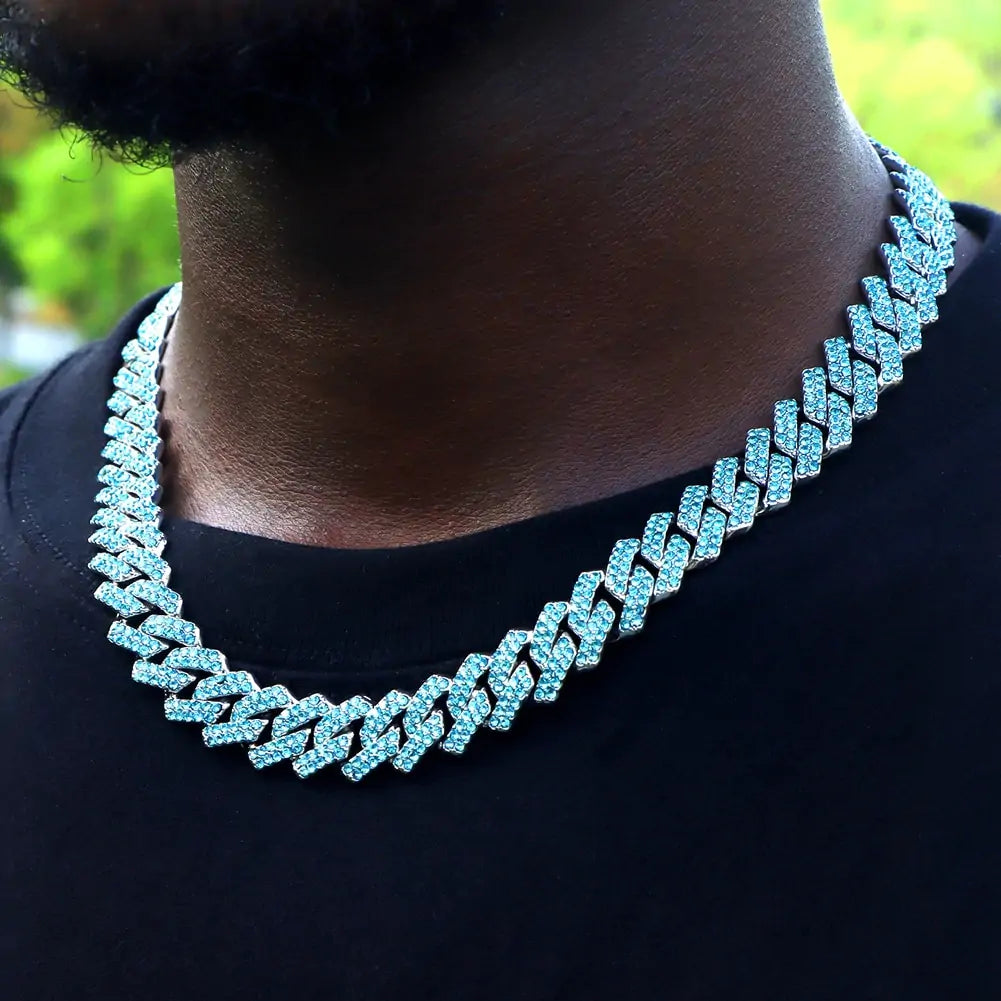 Iced Out Rhombus Necklace - High Trend Coture