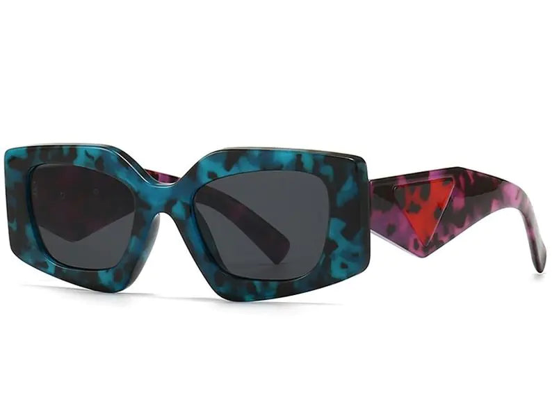 Retro Rectangular Cat Eye Sunglasses - High Trend Coture