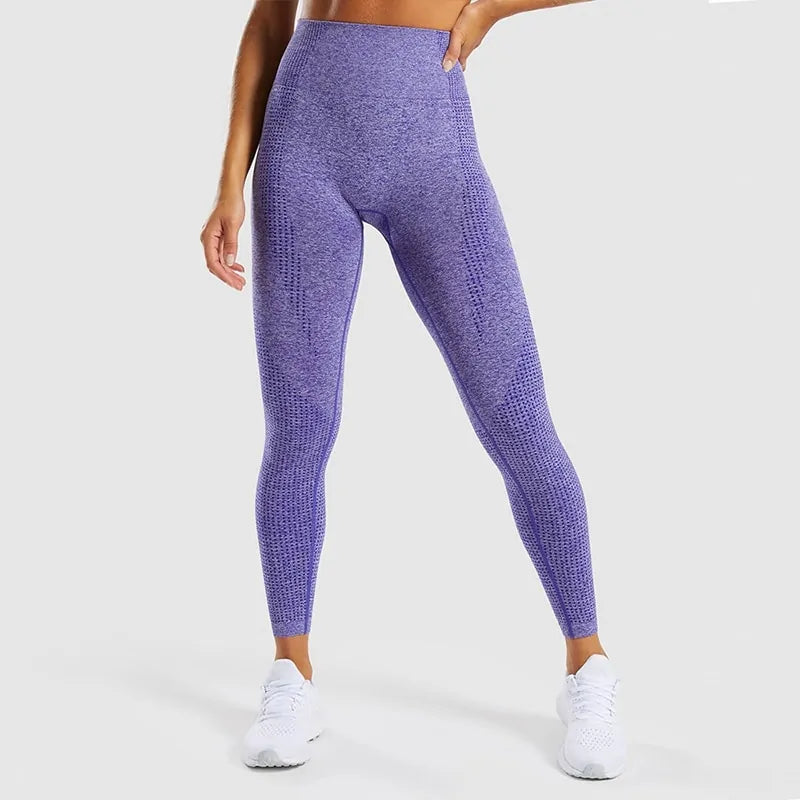 Leggings Fitness sin Costuras de Cintura Alta - High Trend Coture