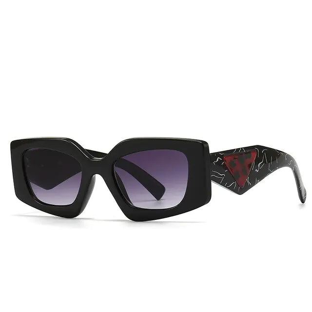 Retro Rectangular Cat Eye Sunglasses - High Trend Coture