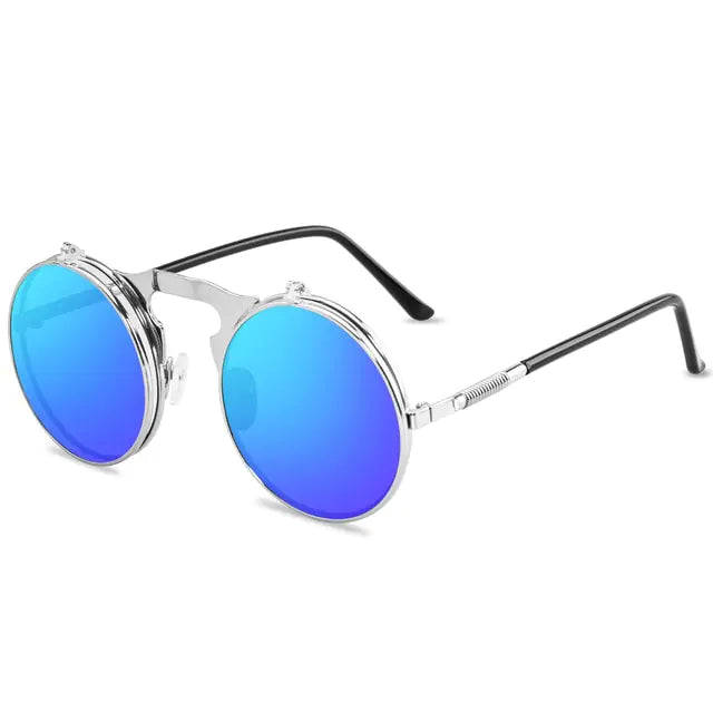 Vintage Steampunk Flip Sunglasses - High Trend Coture