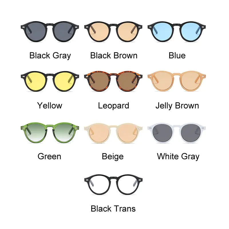 Retro Round Sunglasses - High Trend Coture