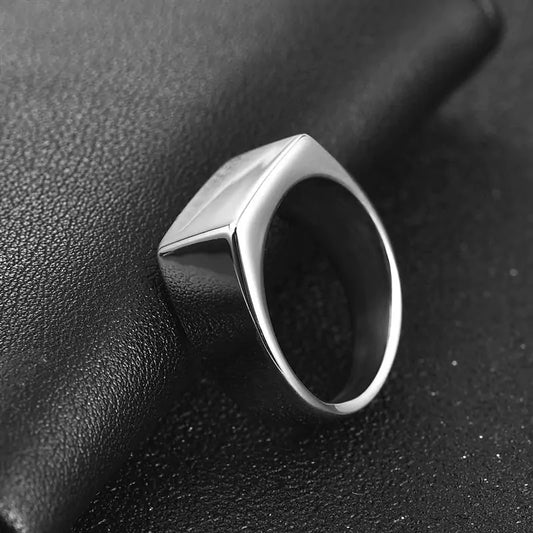 Men's Square Charm Ring - High Trend Coture