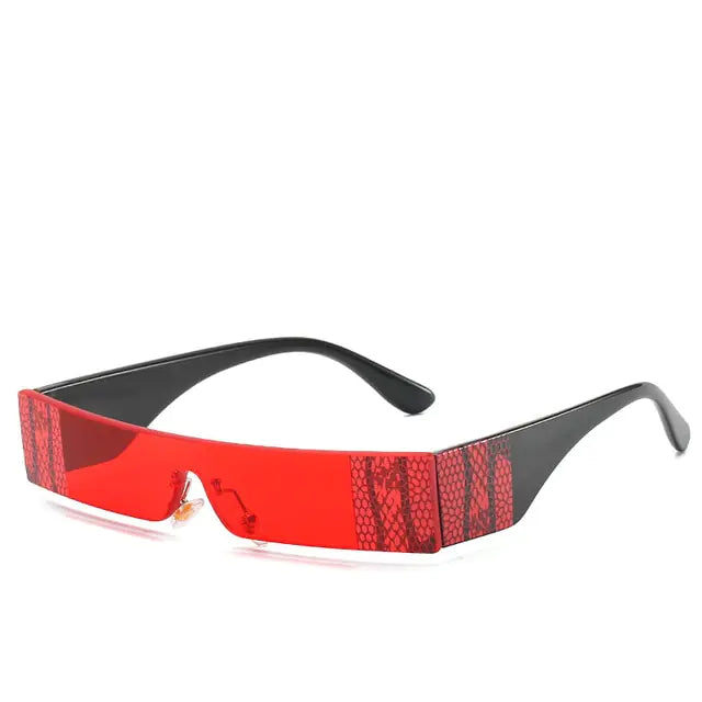 Fashion Snake Tattoo Rectangle Sunglasses - High Trend Coture