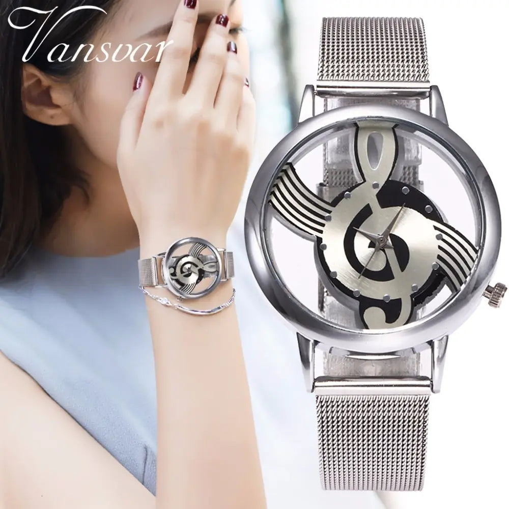 Women's Hollow Music Note Fashion Watch - High Trend Coture