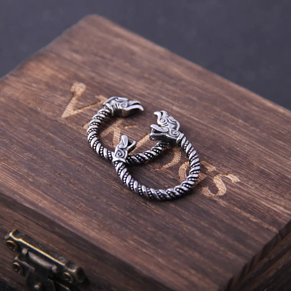 Men's Viking Dragon Statement Rings - High Trend Coture