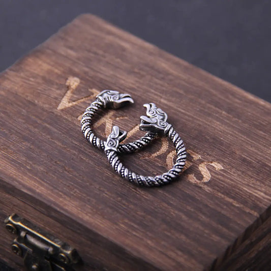 Men's Viking Dragon Statement Rings - High Trend Coture