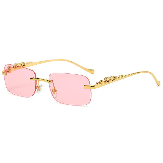 Rimless Square Sunglasses - High Trend Coture