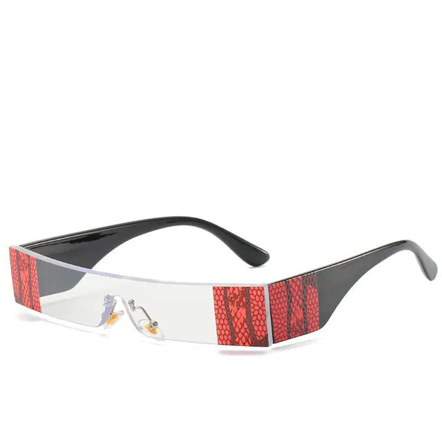Fashion Snake Tattoo Rectangle Sunglasses - High Trend Coture